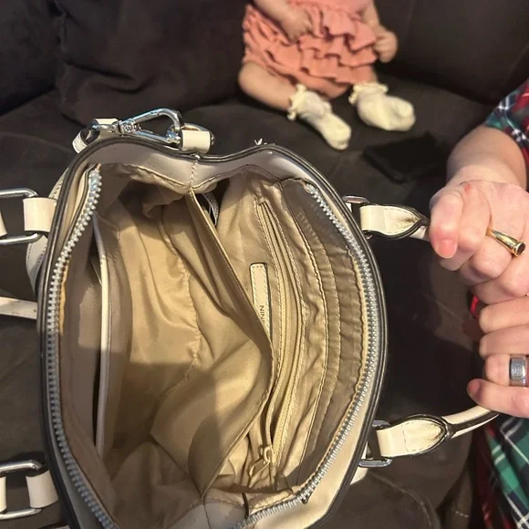 Nine West Beige and Cream Crossbody Bag - Picture 7 of 8